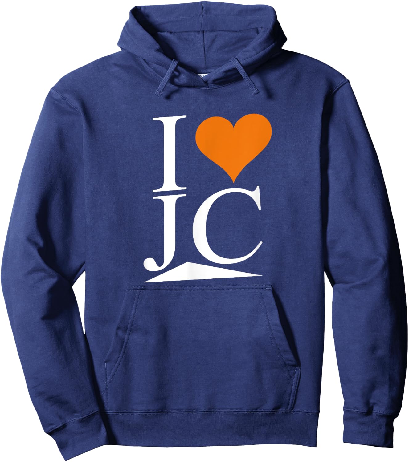 I Love JC T Shirt Hoodie - Hoodie | Navy
