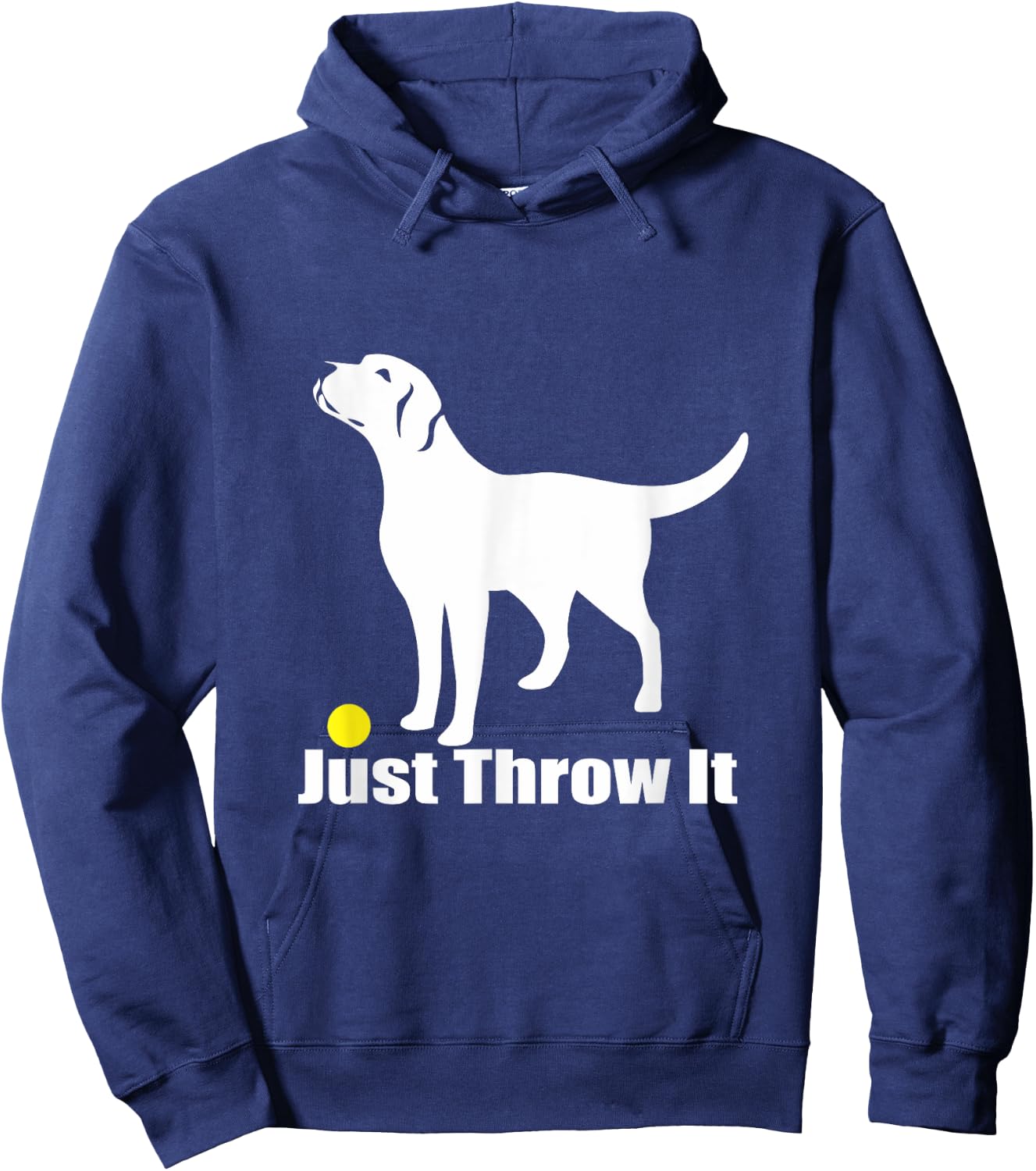 Just Throw It | Trending Labrador Retriever Dog Hoodie - Hoodie | Navy