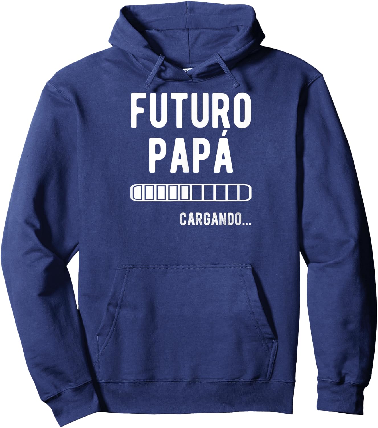 Futuro Papa Cargando Spanish | New Dad Gifts Hoodie - Hoodie | Navy