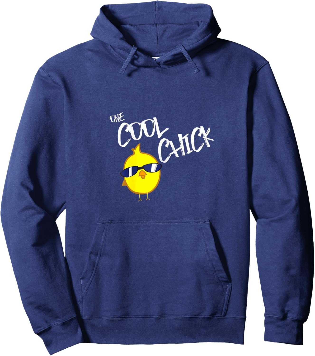One Cool Chick Graphic Hoodie - Hoodie | Navy