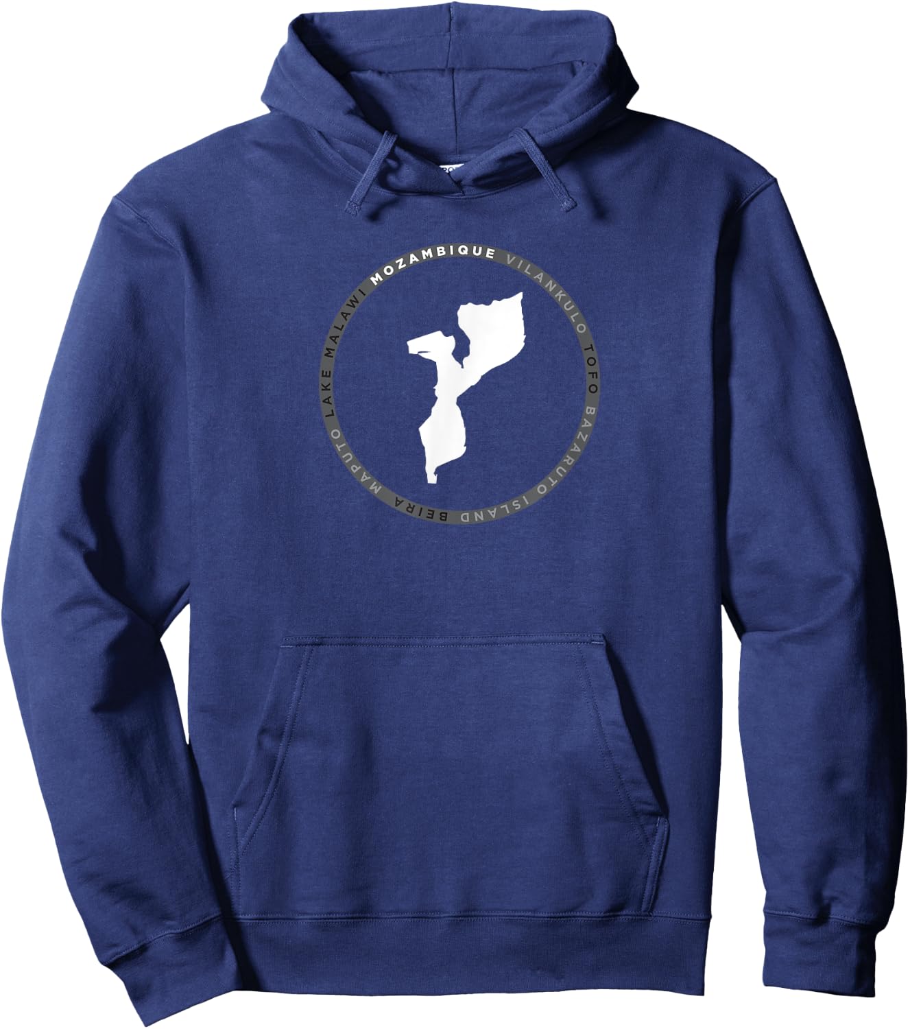 Mozambique Maputo Lake Malawi Graphic Hoodie - Hoodie | Navy
