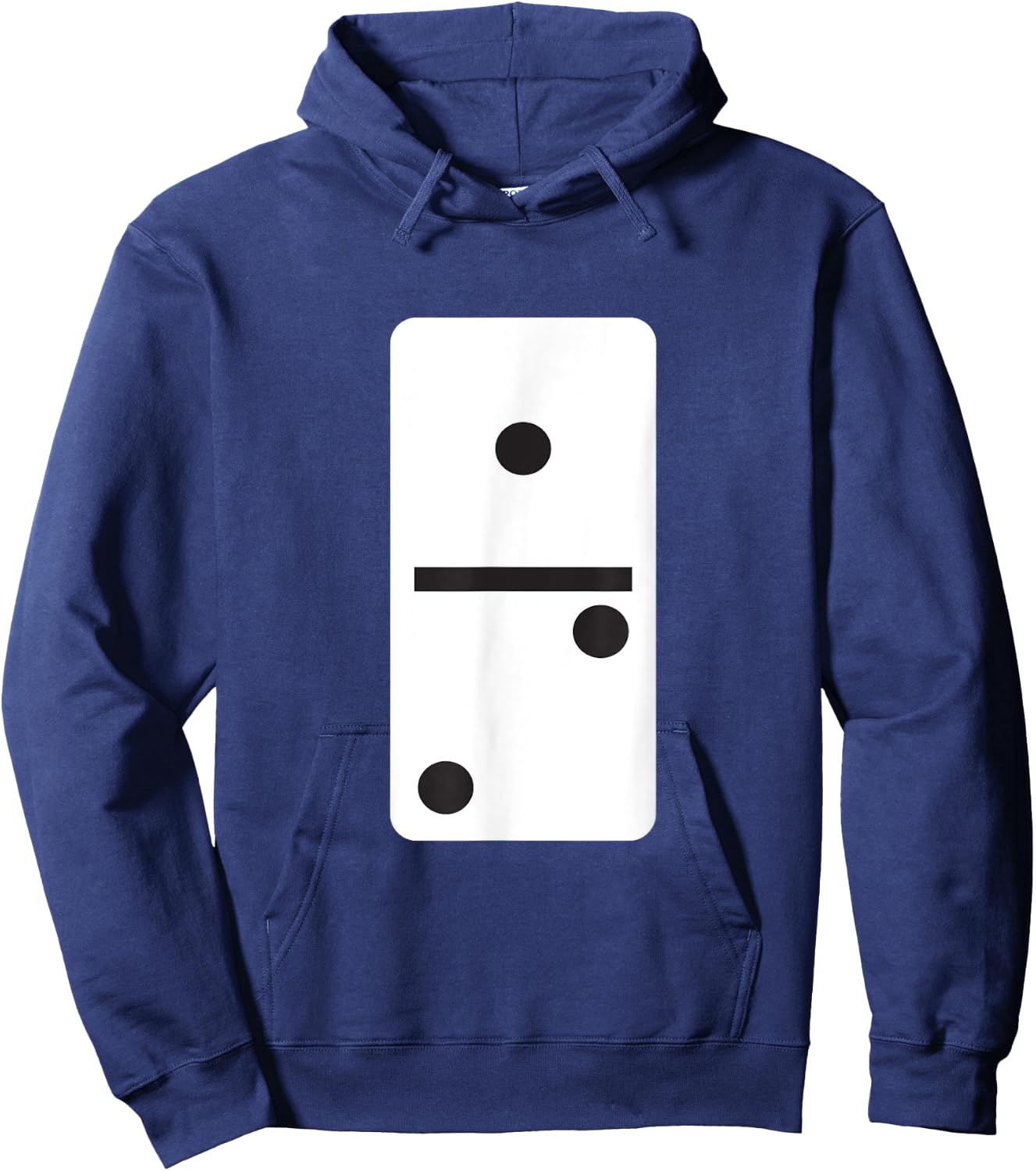 One Two Dominoes Halloween Costume Domino Game Hoodie - Hoodie | Navy