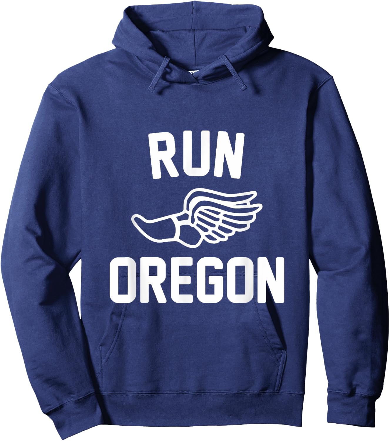 Run Oregon Running Shirt Hoodie - Hoodie | Navy