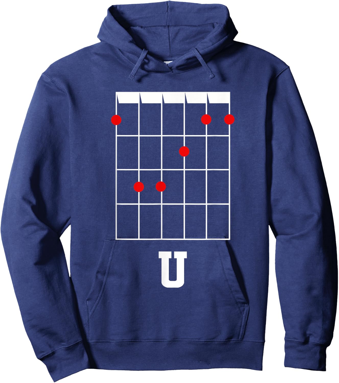 F U Funny Guitar Chord For Guitarists Hoodie - Hoodie | Navy