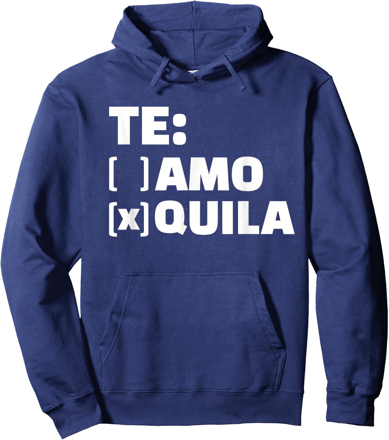 Te amo or Tequila Hoodie - Hoodie | Navy