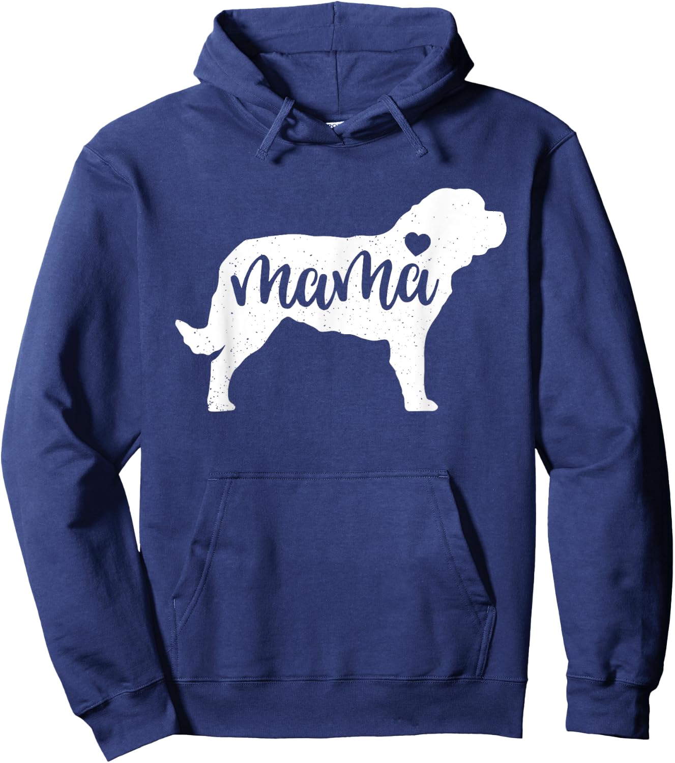 St. Bernard Mama Mom Dog Cute Mothers Day Gift Hoodie - Hoodie | Navy