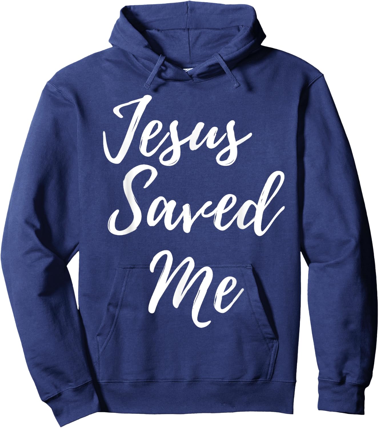 Jesus Saved Me Hoodie - Hoodie | Navy