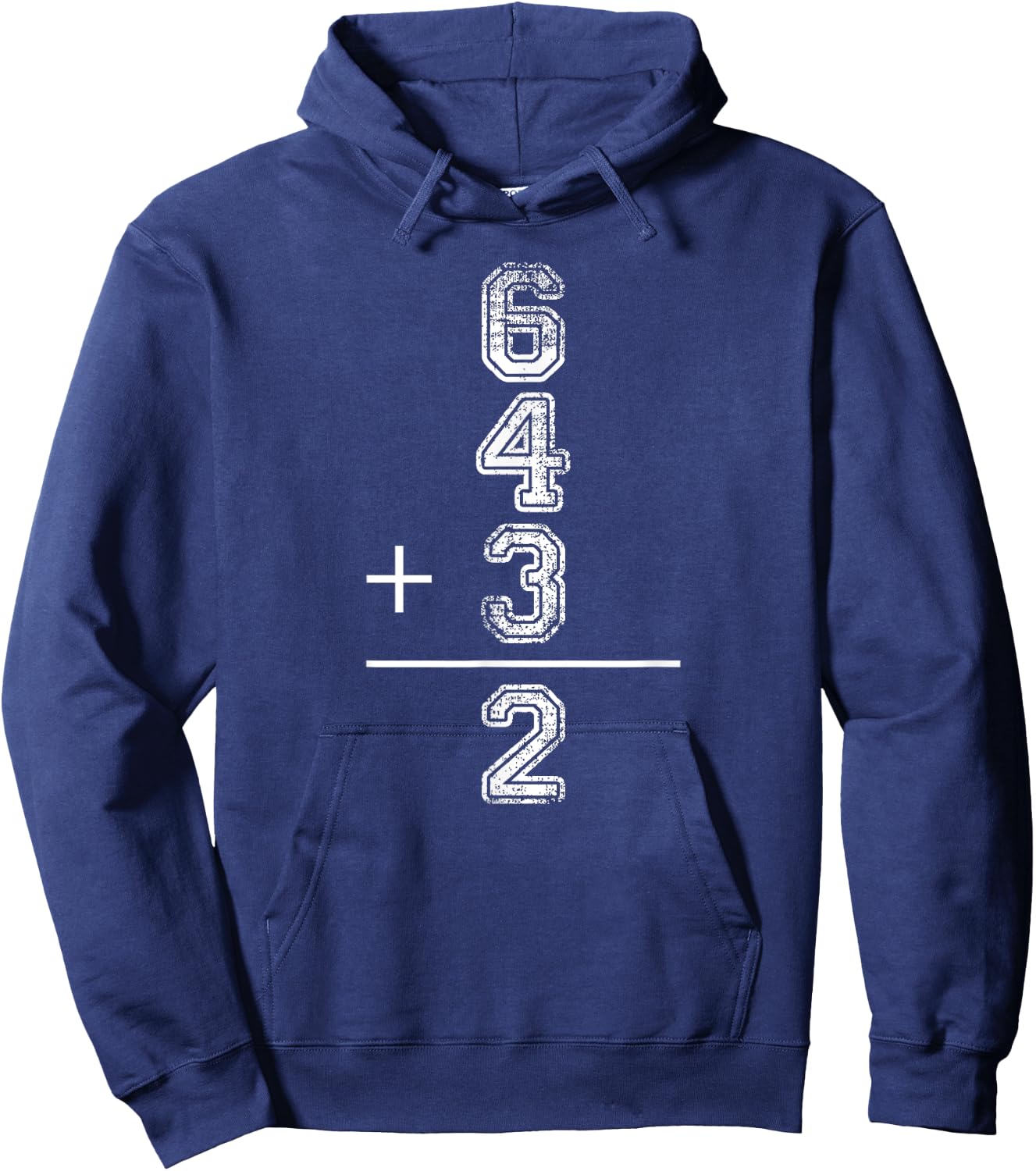 Funny 643 Double Play Baseball Hoodie - Hoodie | Navy
