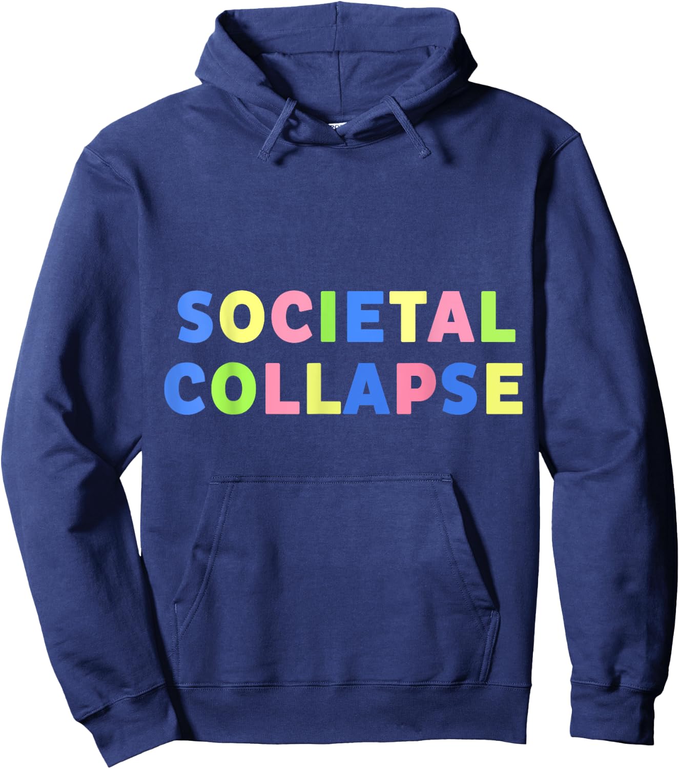 Societal Collapse Hoodie - Hoodie | Navy