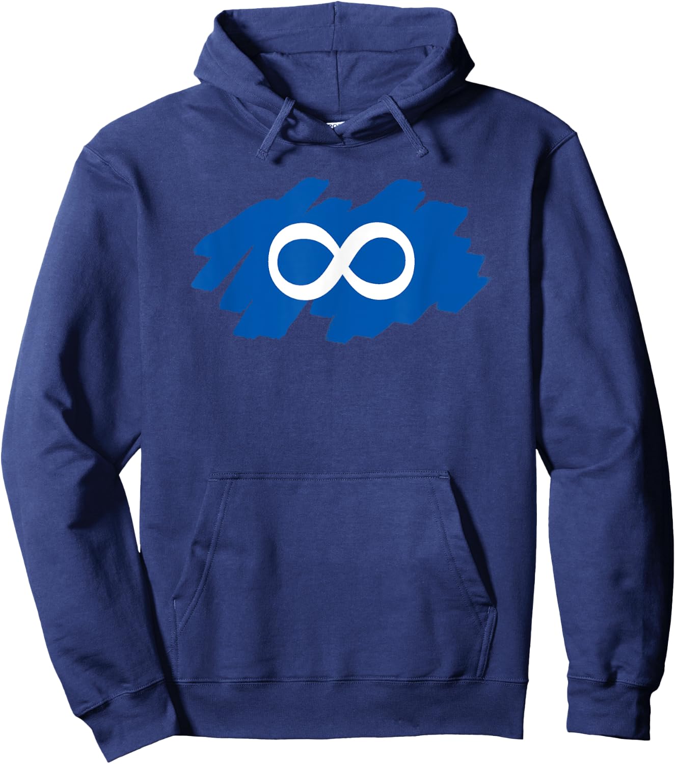 Metis shirt - proud native aboriginal infinity Hoodie - Hoodie | Navy