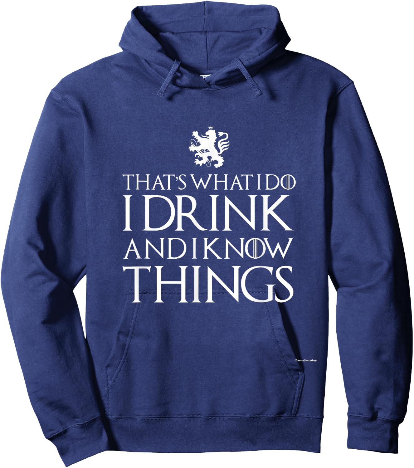 I Drink and I know Things T Shirt Premium Hoodie - Hoodie | Navy