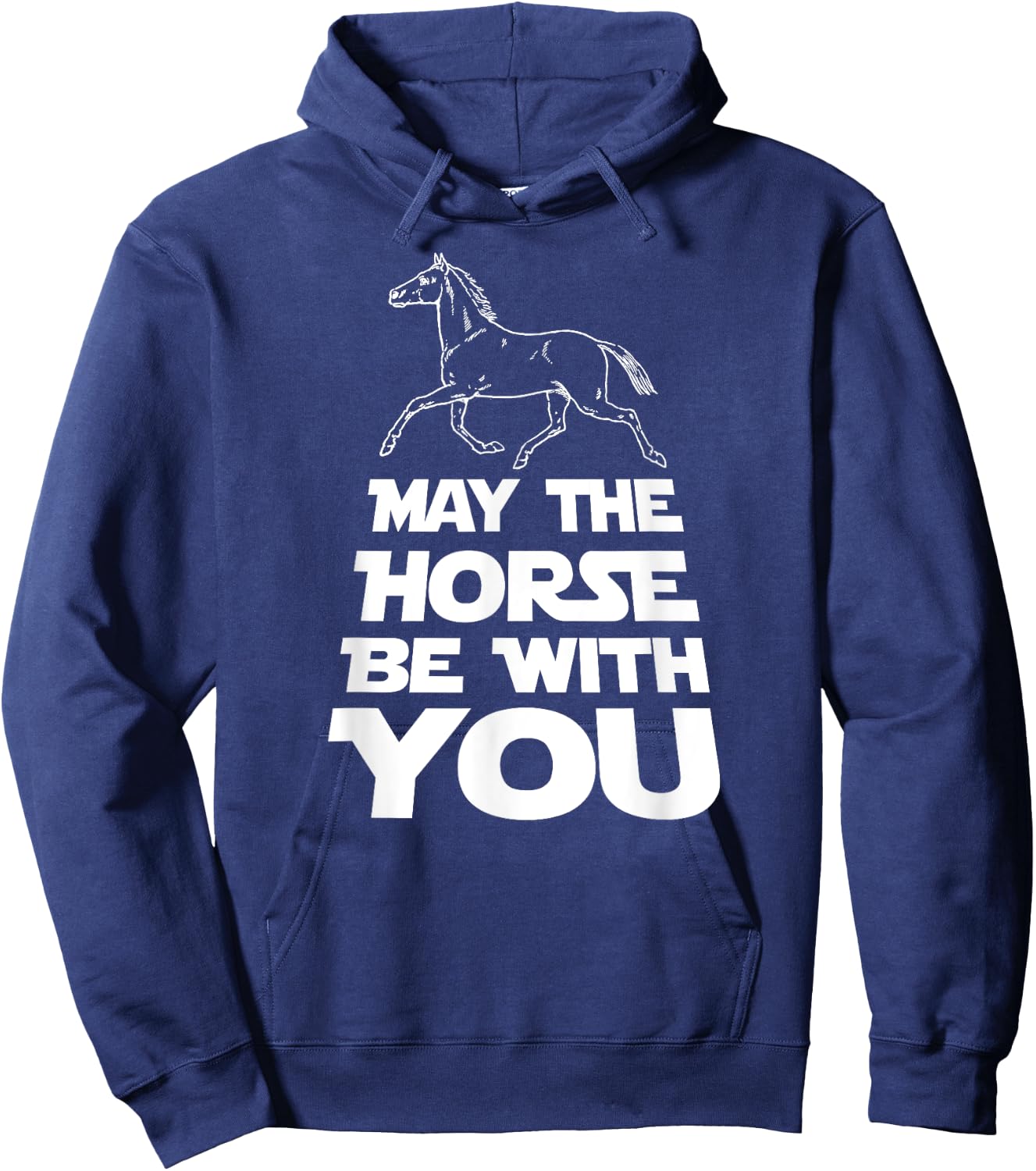 May The Horse Be With You Hoodie - Hoodie | Navy