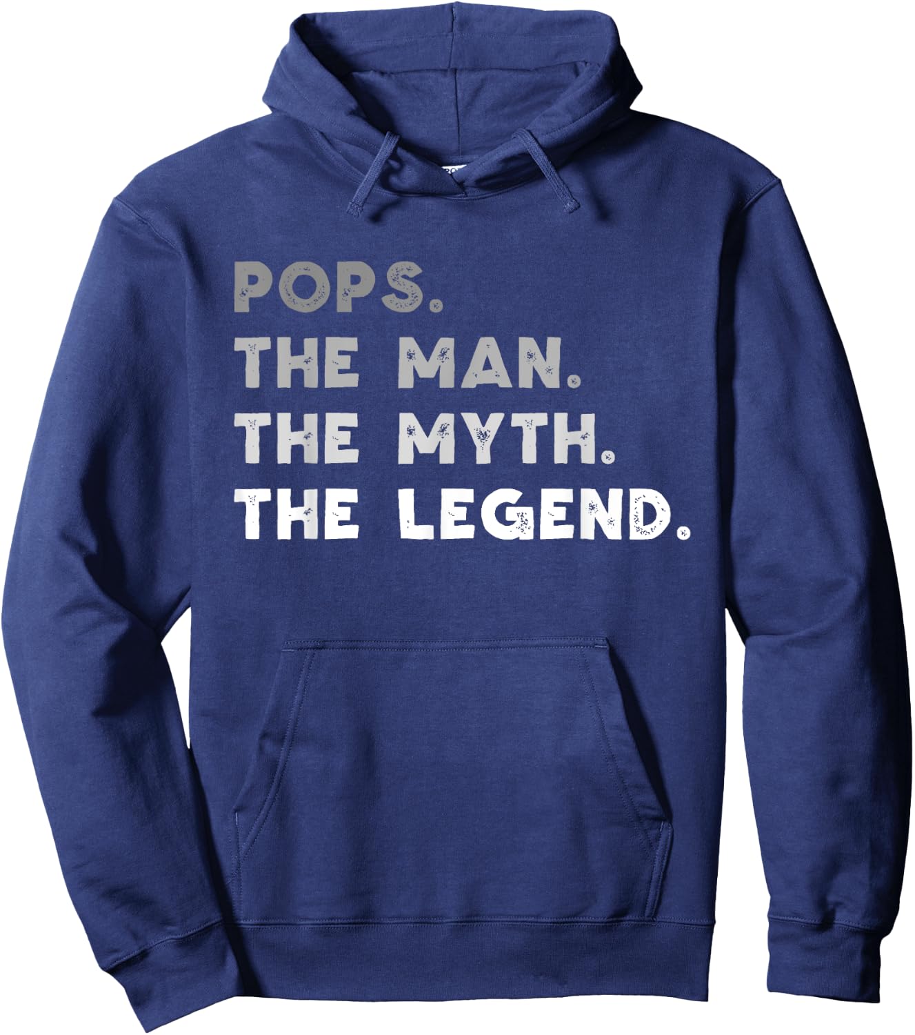 Pops The Man The Myth The Legend Funny Hoodie - Hoodie | Navy
