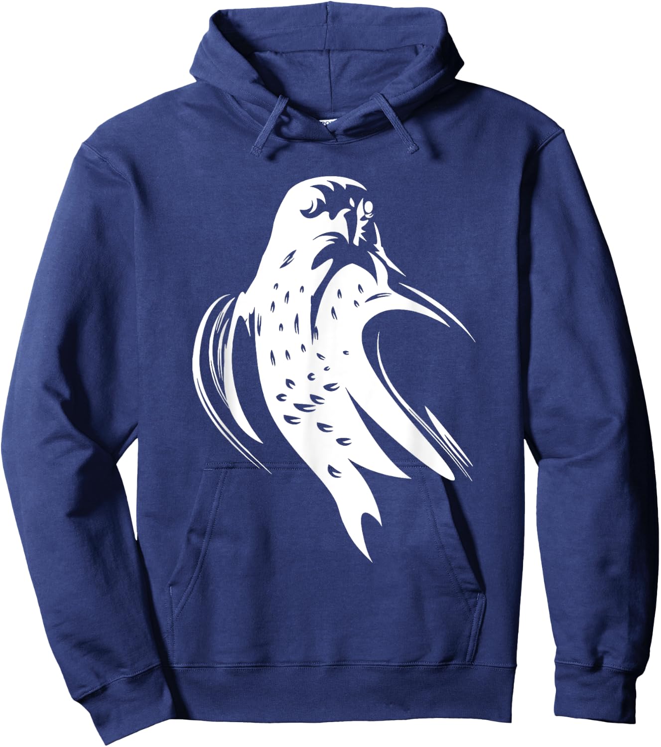 Peregrine Falcon Bird Print Hoodie - Hoodie | Navy