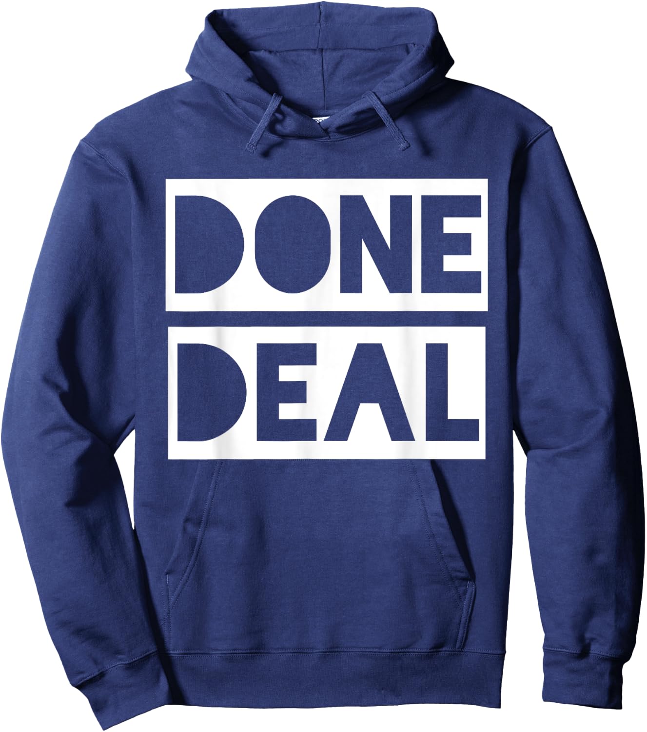 Done Deal Gift Rich Negotiator Hoodie - Hoodie | Navy