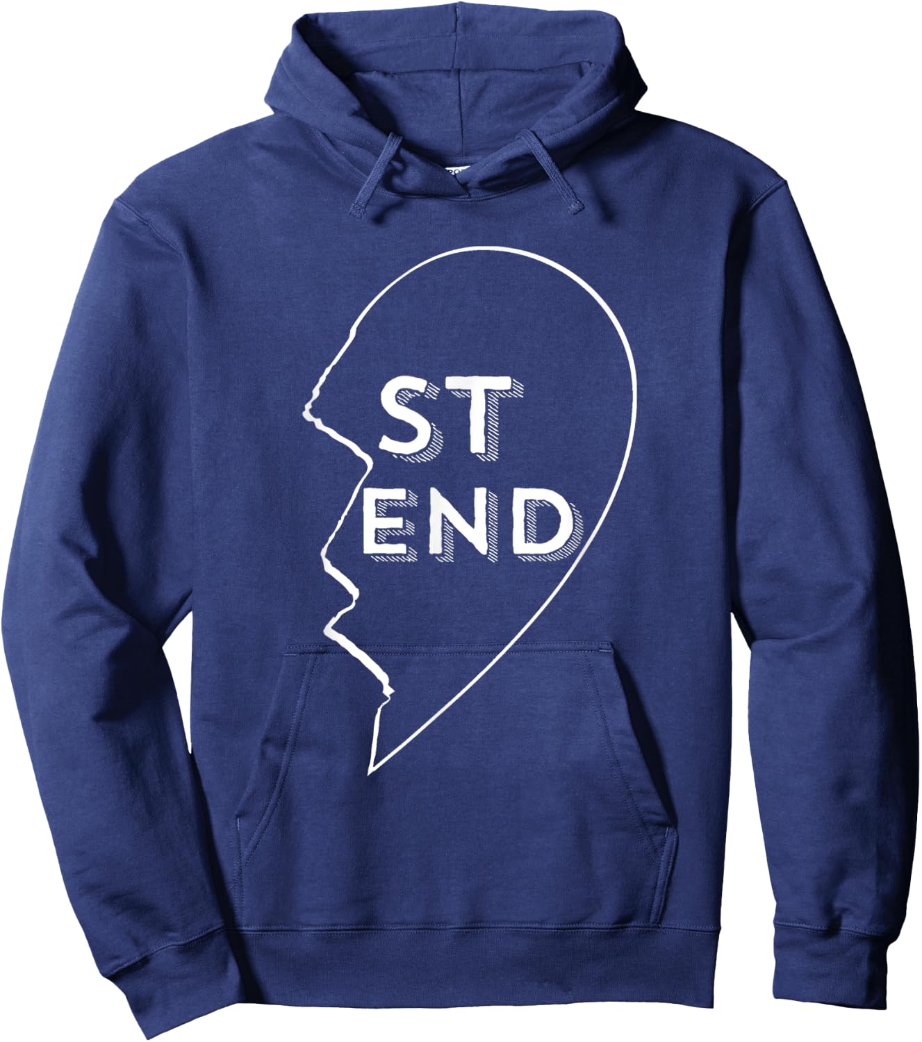 1 Heart Belongs to 2 Best Friends Matching BFF Hoodie - Hoodie | Navy