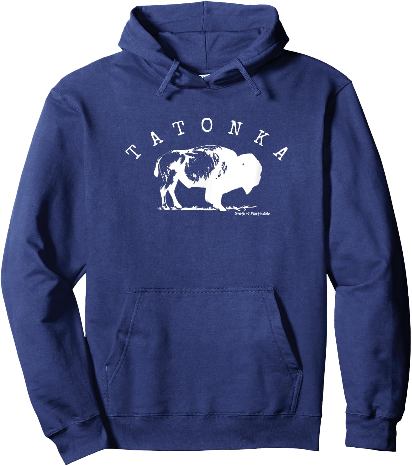 Tatonka American Buffalo T Shirt Hoodie - Hoodie | Navy