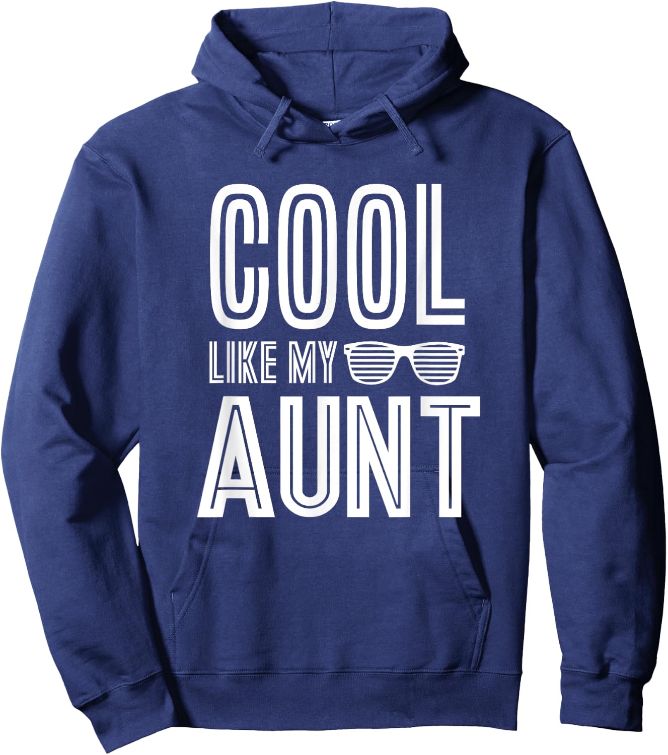 Cool Like My Aunt Retro Matching Family Tribe Hoodie - Hoodie | Navy