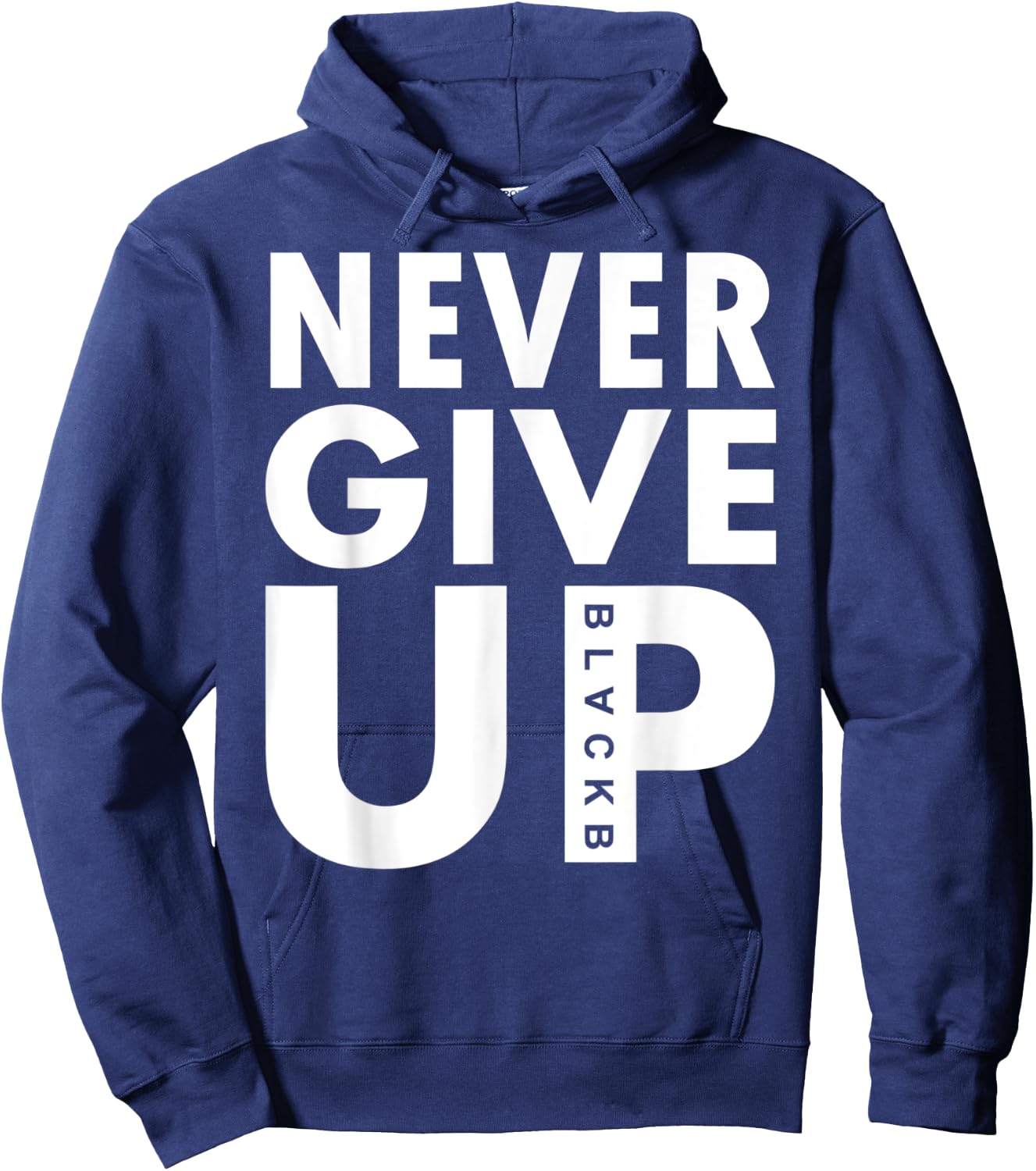 Never Give Up Never Give Up Shirt Soccer Gift Hoodie - Hoodie | Navy