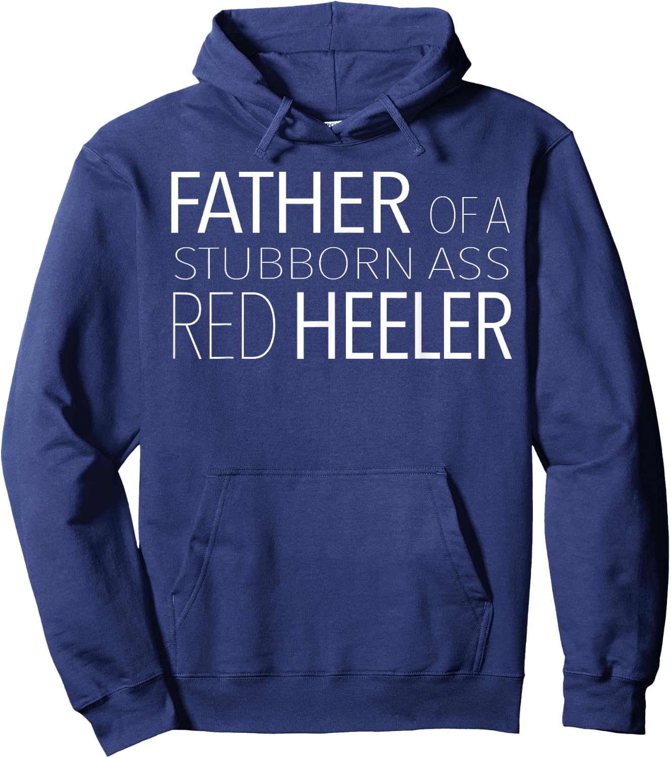Men's Red Heeler Dog Dad Funny Cattle Dog Gift Hoodie - Hoodie | Navy
