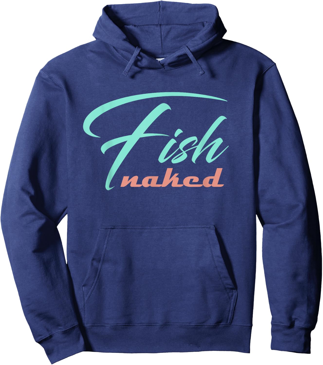 Fish Naked Hoodie - Hoodie | Navy
