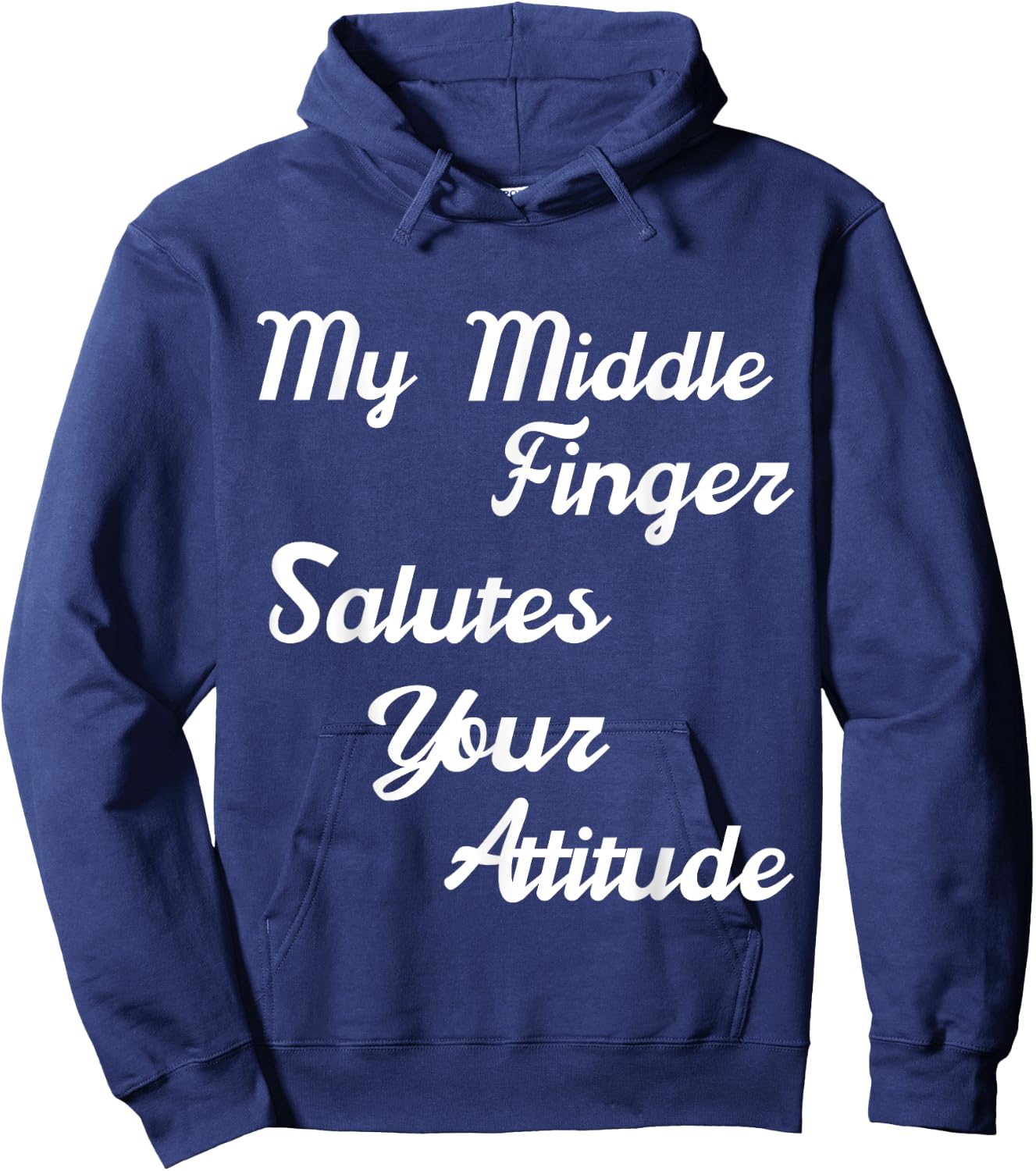 Funny Quote Shirt Saying Smartass Men Top Hoodie - Hoodie | Navy