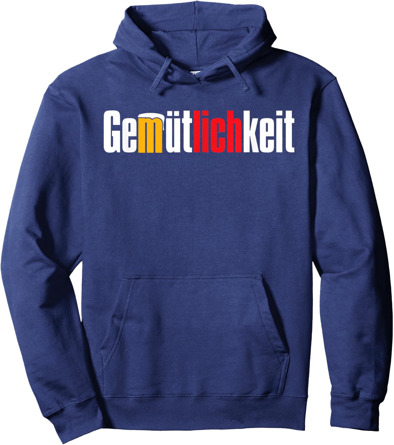 Gemütlichkeit Beer Friendly Hoodie - Hoodie | Navy