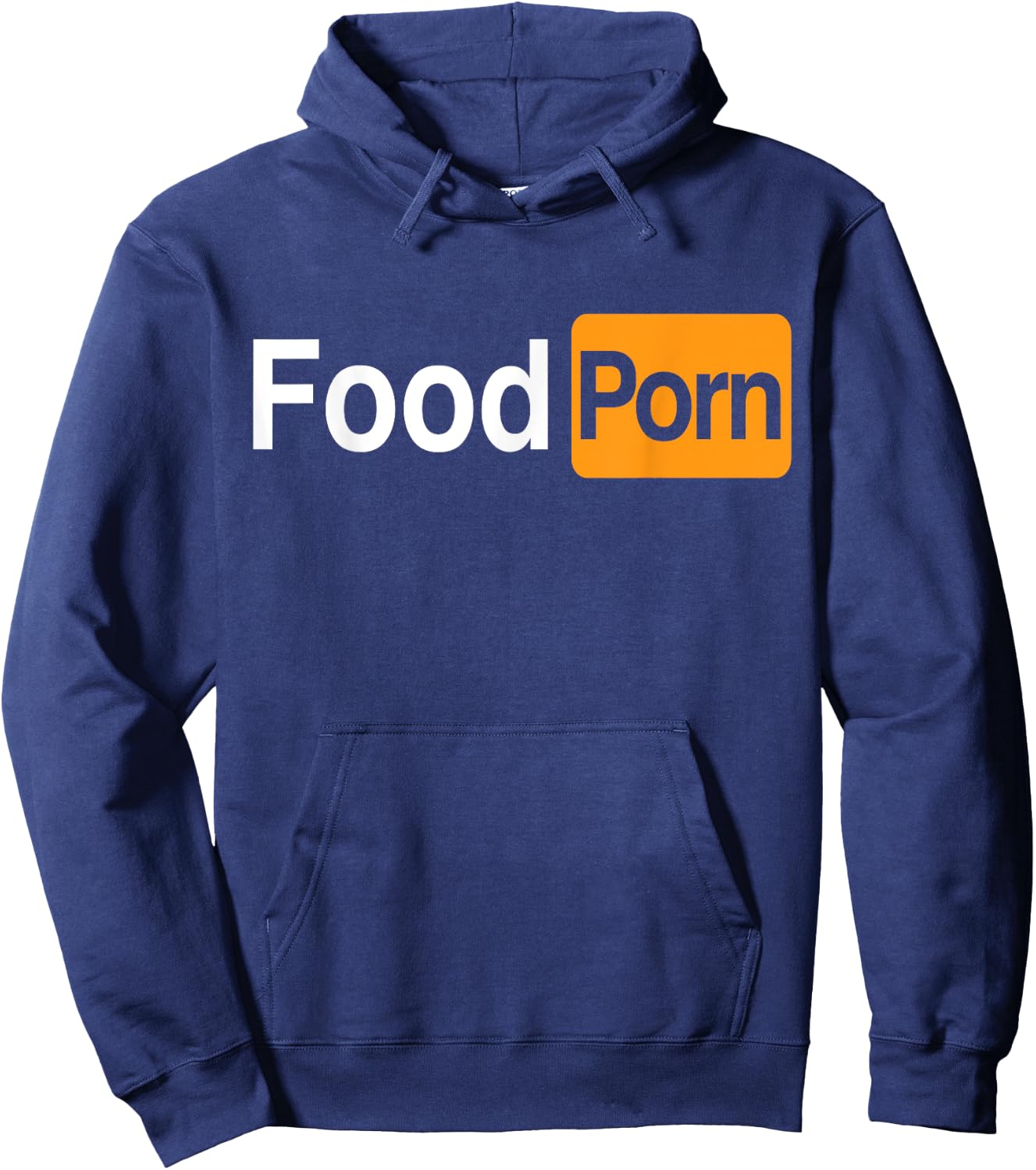 Food Porn - Funny Adult Food Lover Hoodie - Hoodie | Navy