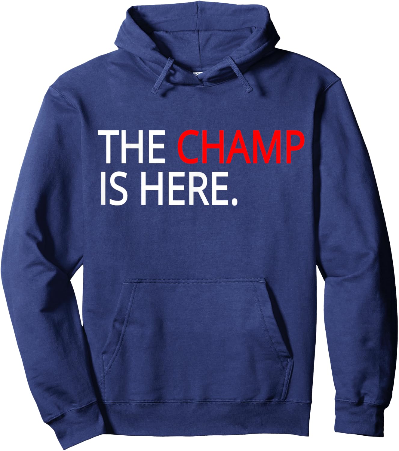 The champ is here - gym Hoodie - Hoodie | Navy