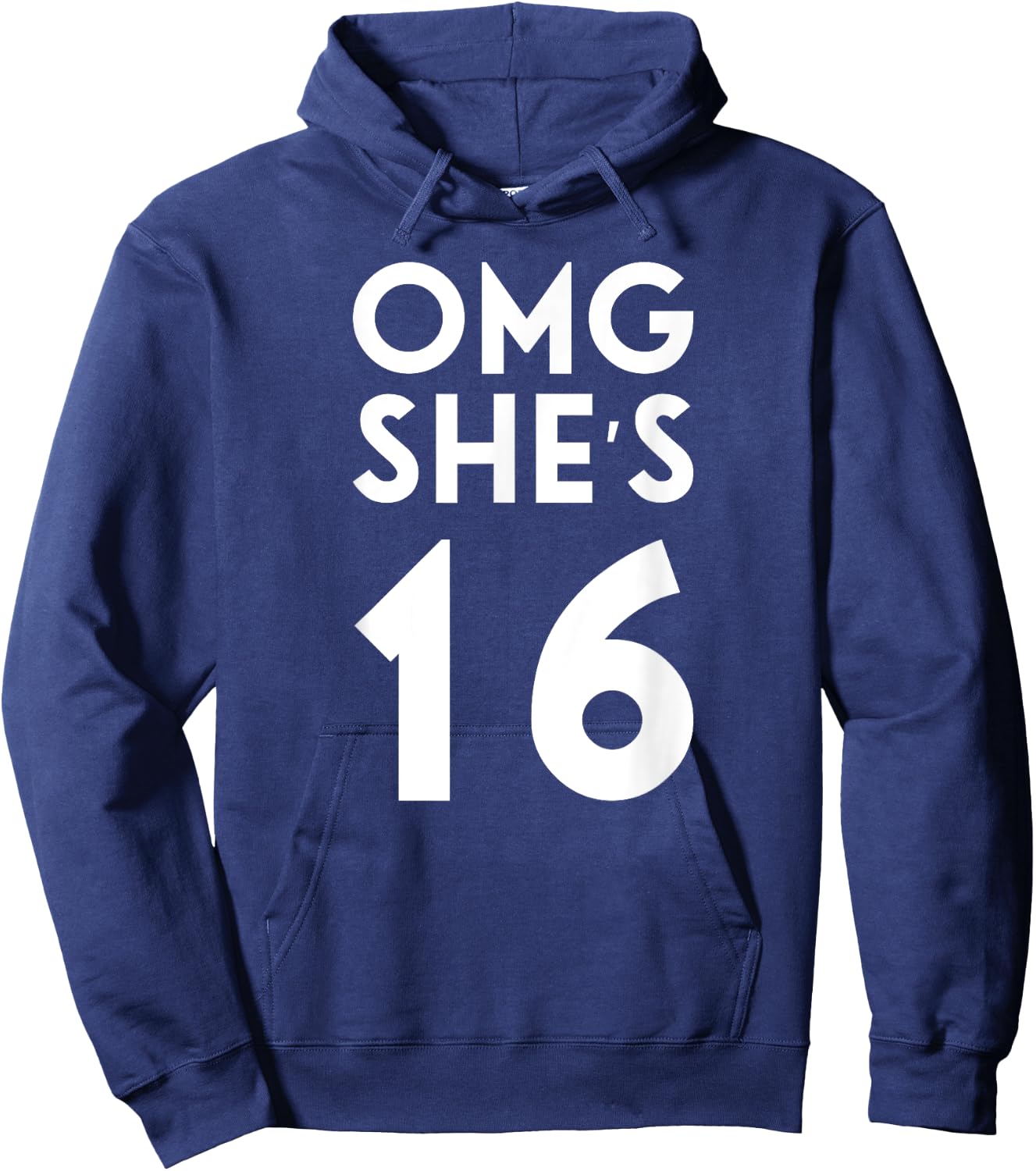 OMG She's 16 - 16th Birthday Family Group Hoodie - Hoodie | Navy