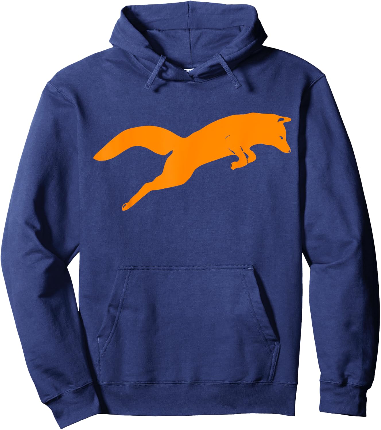 Silhouette Fox Shirt - Fox Animal T Shirt Hoodie - Hoodie | Navy