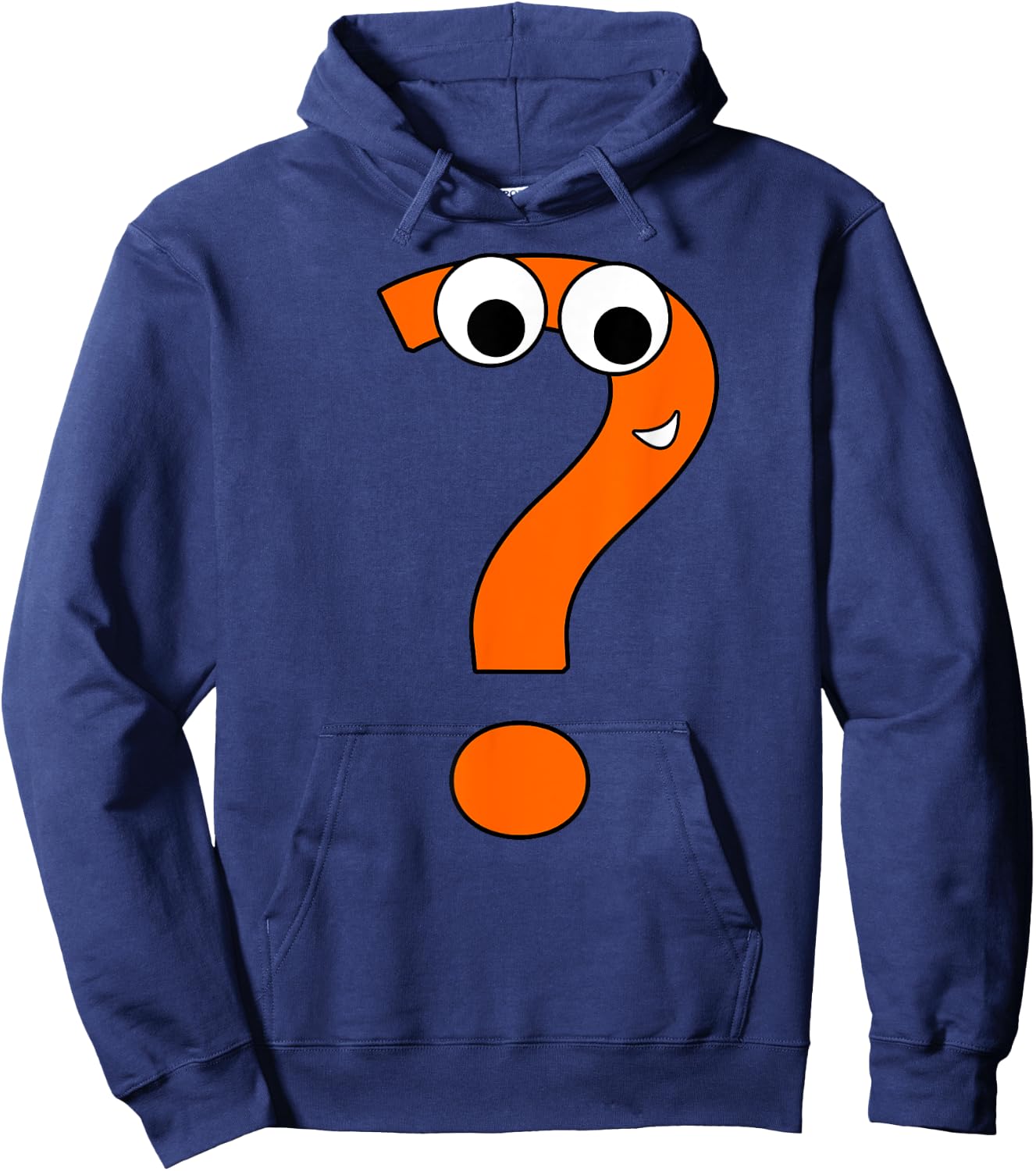 Funny Question Mark | Alphabet Speel Hoodie - Hoodie | Navy