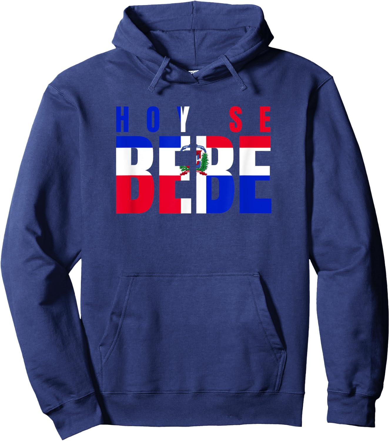 Hoy se Bebe Dominican Hoodie - Hoodie | Navy