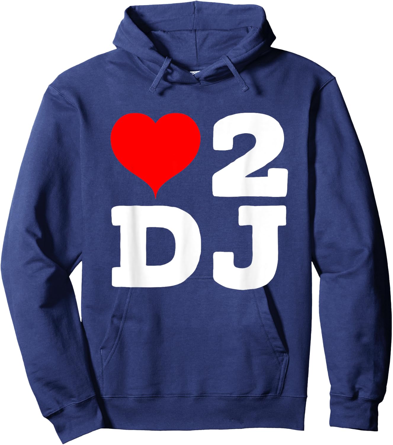 I love To Dj Party Heart 2 D.J Concert Music Hoodie - Hoodie | Navy