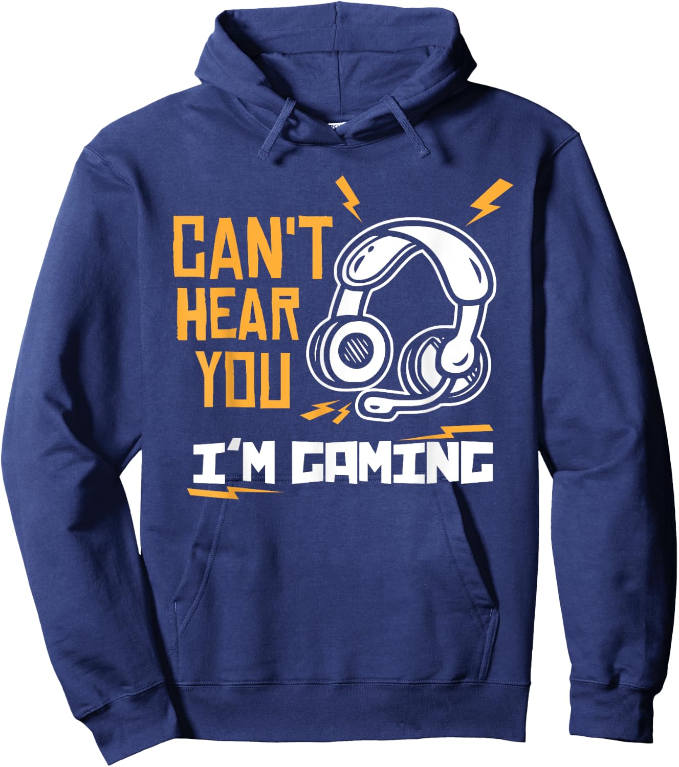 Can't hear you I'm Gaming - Gamer & Gamer Hoodie - Hoodie | Navy