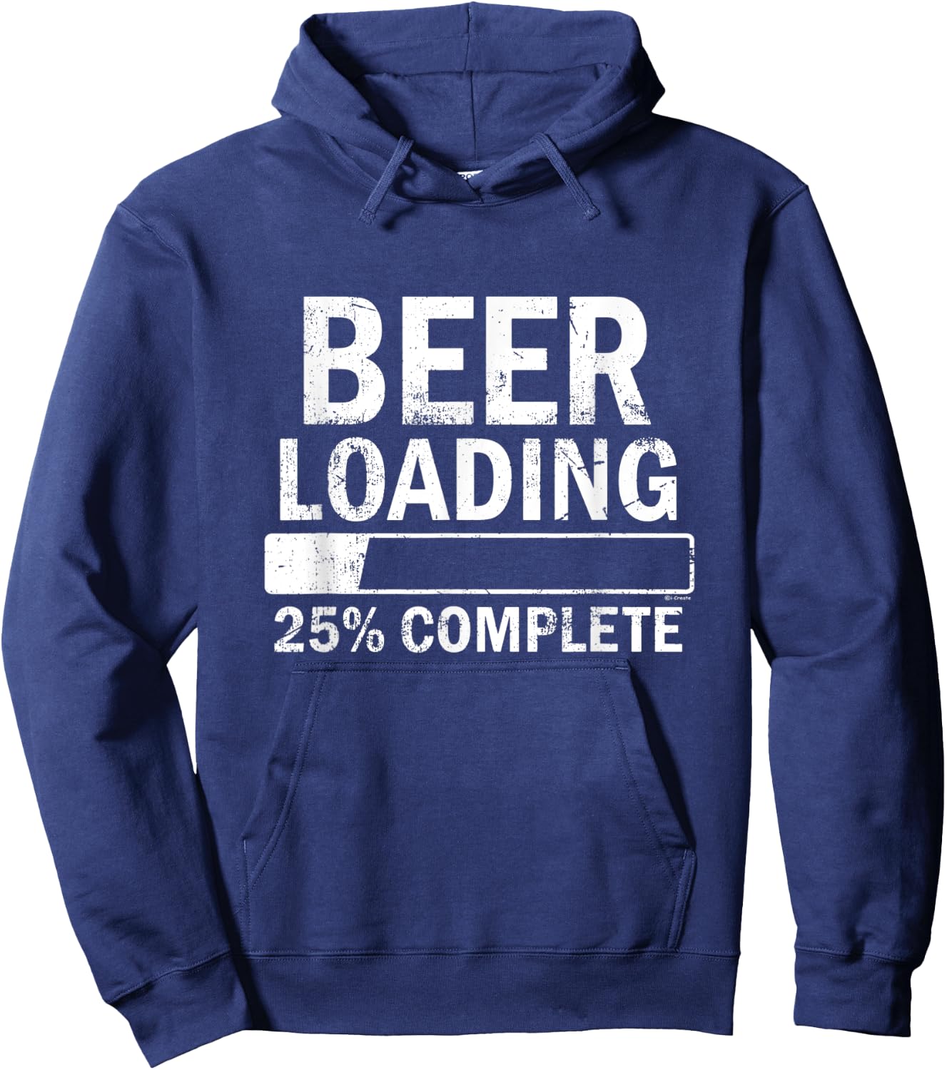 Beer Loading Funny Hoodie - Hoodie | Navy