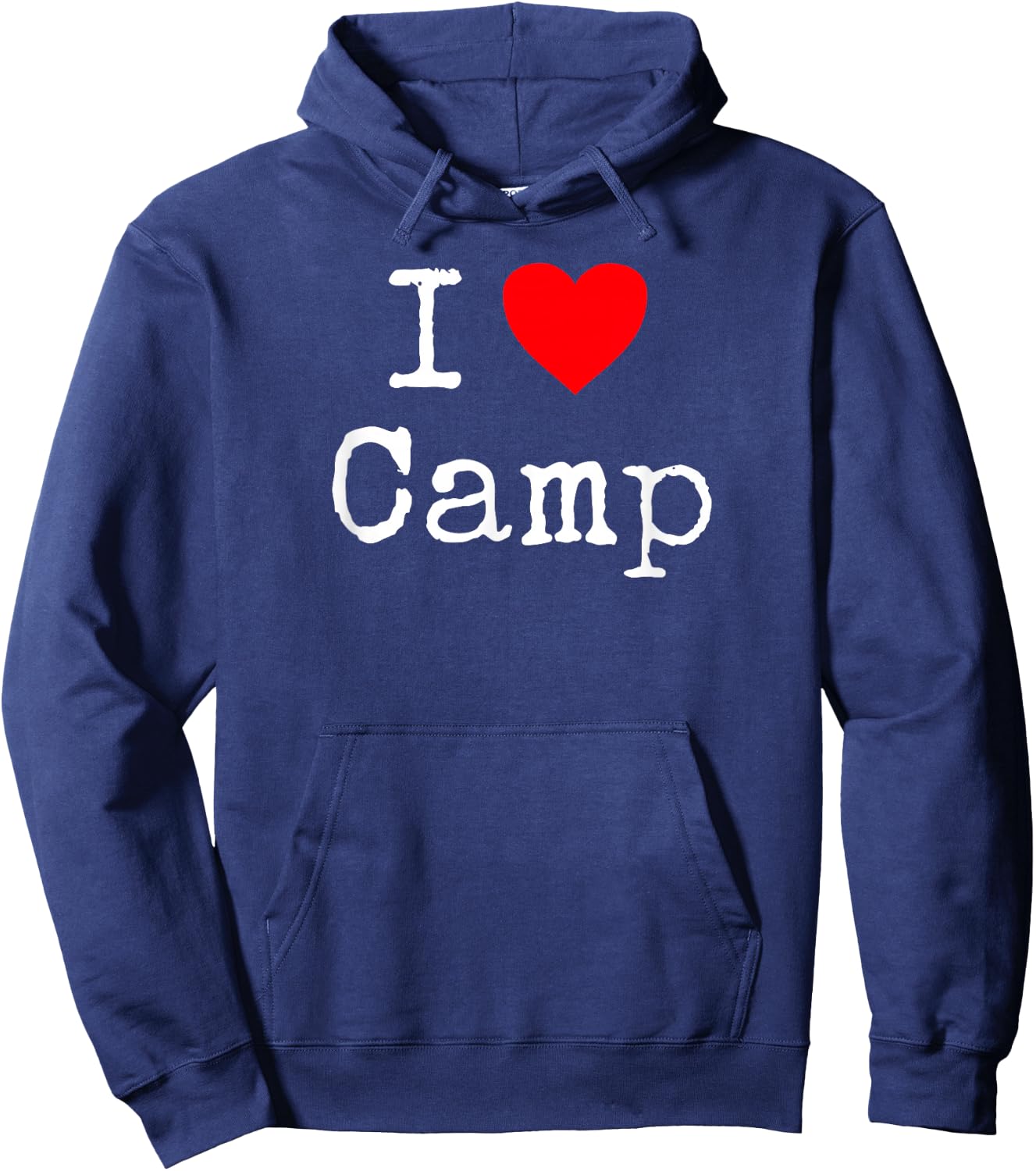 I Love Camp Hoodie - Hoodie | Navy