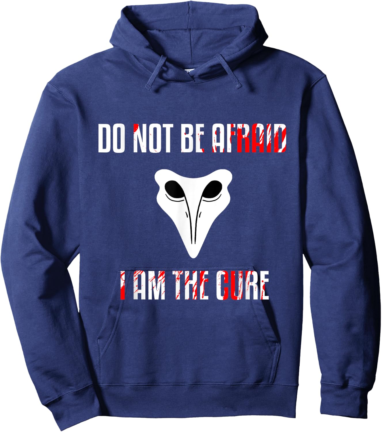 SCP 049 Plague Doctor I Am The Cure Shirt Hoodie - Hoodie | Navy