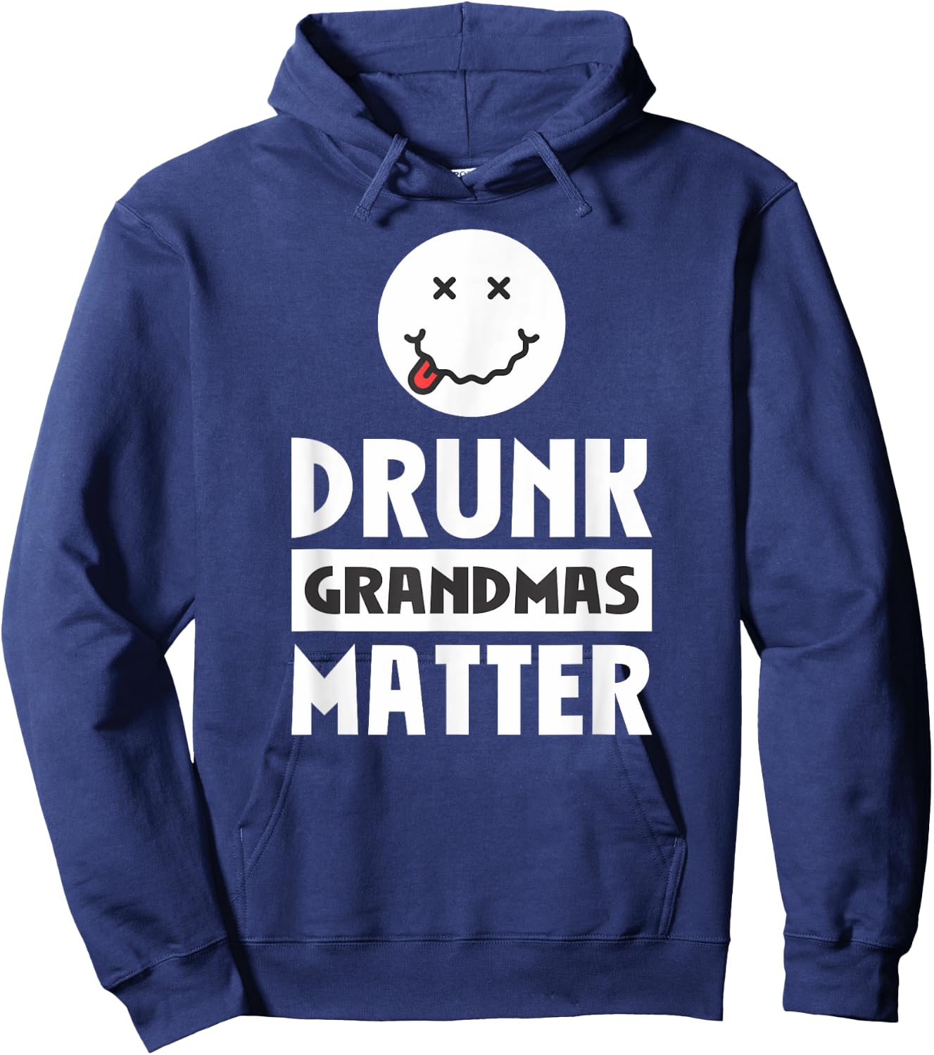 Drunk Grandmas Matter Drinking Hoodie - Hoodie | Navy