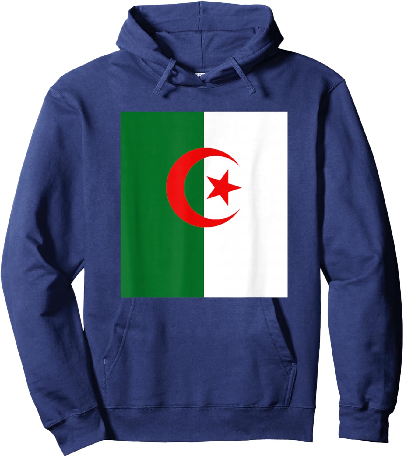 Flag of Algeria - Algerian Football Team Fans Hoodie - Hoodie | Navy