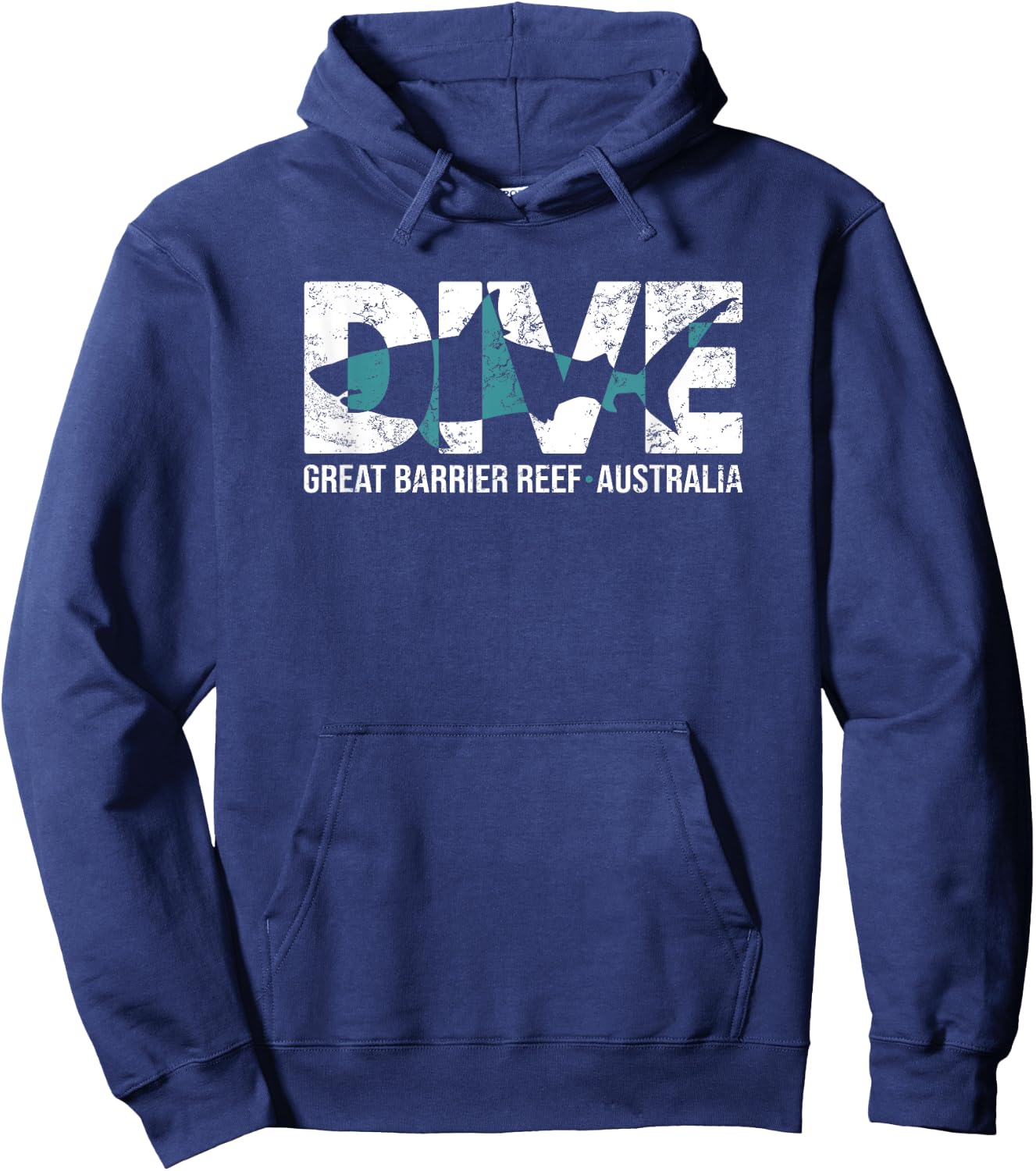 Australia SCUBA Diving Great Barrier Reef Dive Hoodie - Hoodie | Navy