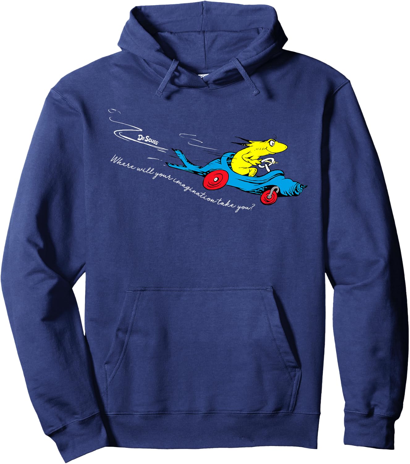 Dr. Seuss Imagination Takes You Hoodie - Hoodie | Navy