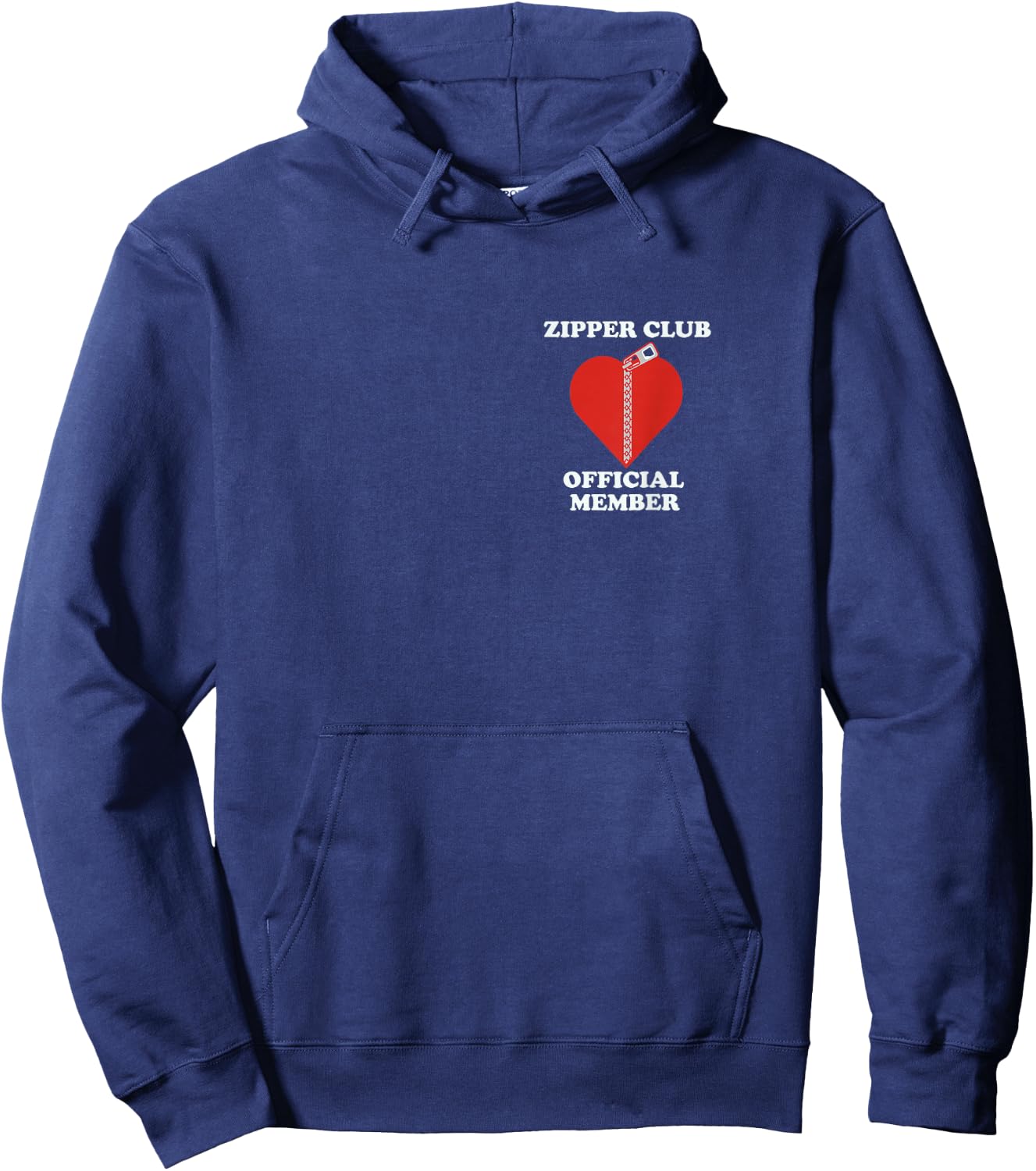 Zipper Club Official Member Open Heart Surgery Hoodie - Hoodie | Navy