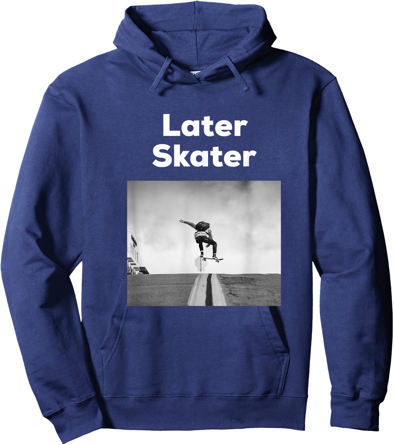 Later Skater Hoodie - Hoodie | Navy