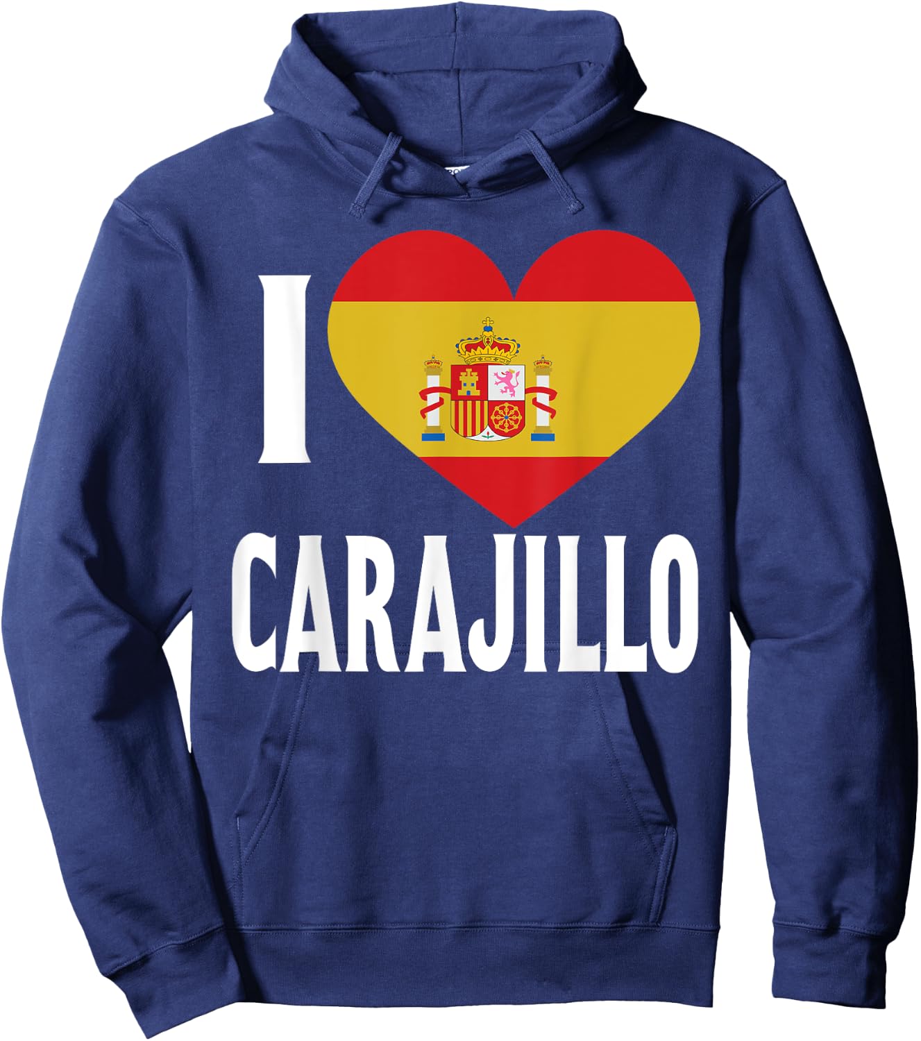 Carajillo I Love Spanish Drinking Hoodie - Hoodie | Navy