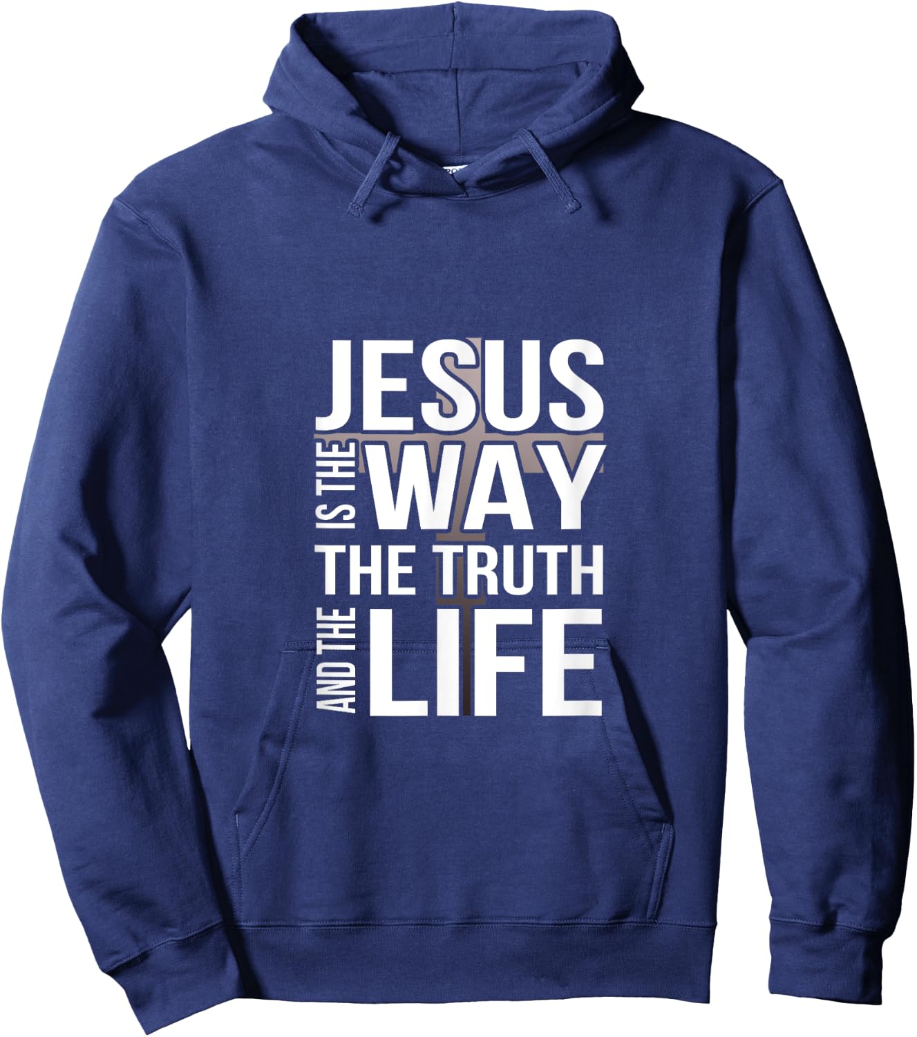 Jesus is the way the truth and the life Hoodie - Hoodie | Navy