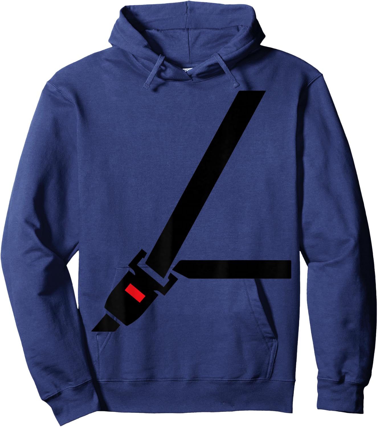 Seat Belt , Women and Kids Funny Fake Seatbelt Hoodie - Hoodie | Navy