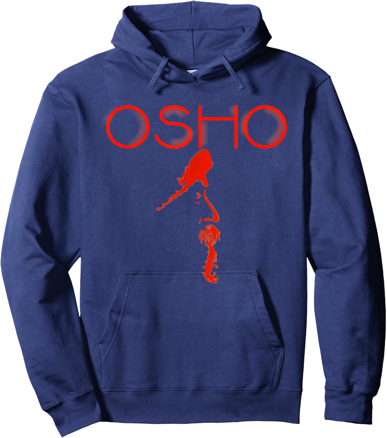 Osho Bhagwan Hoodie - Hoodie | Navy