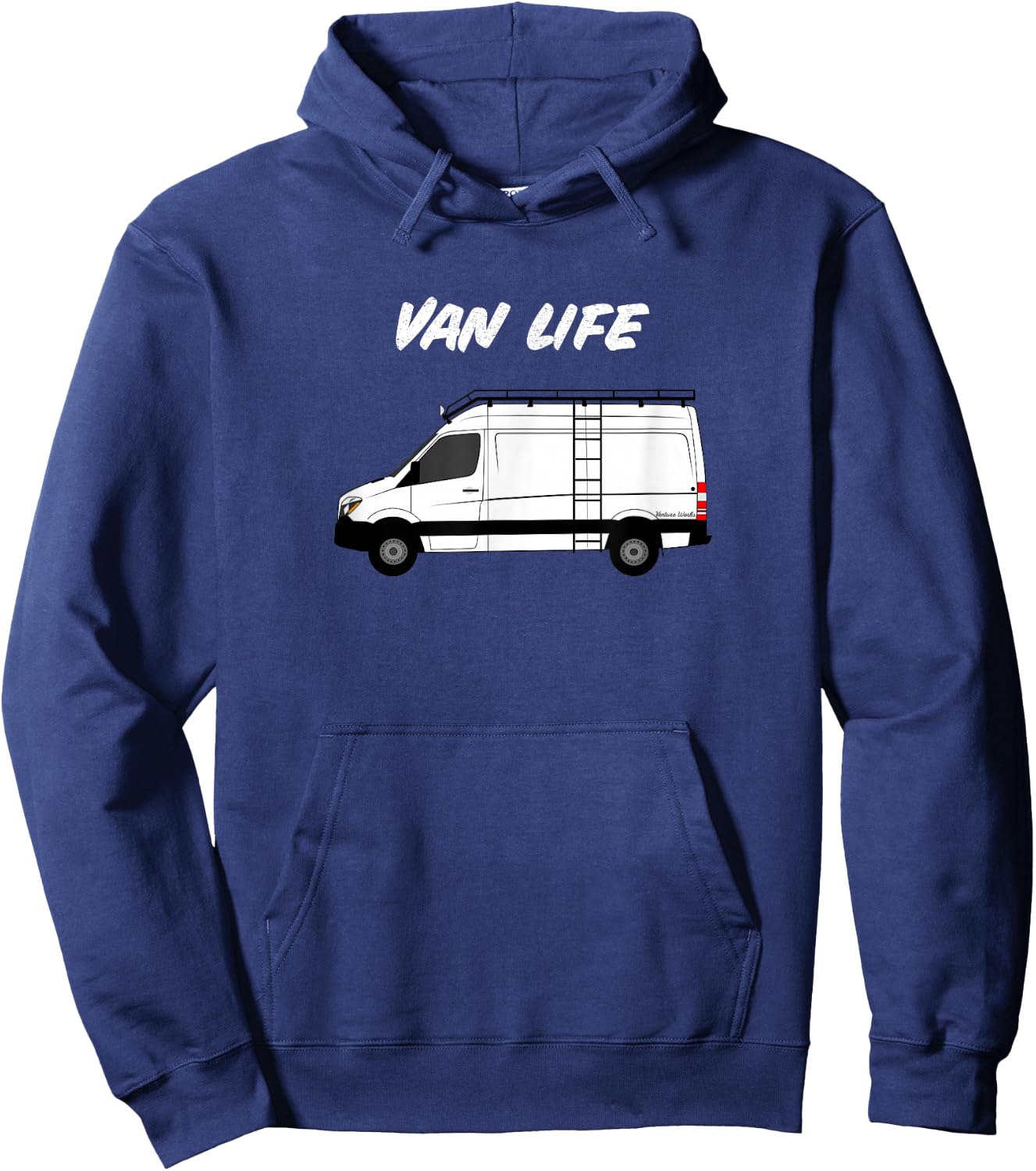 Van Life T Shirt for Nomads and Travelers Hoodie - Hoodie | Navy