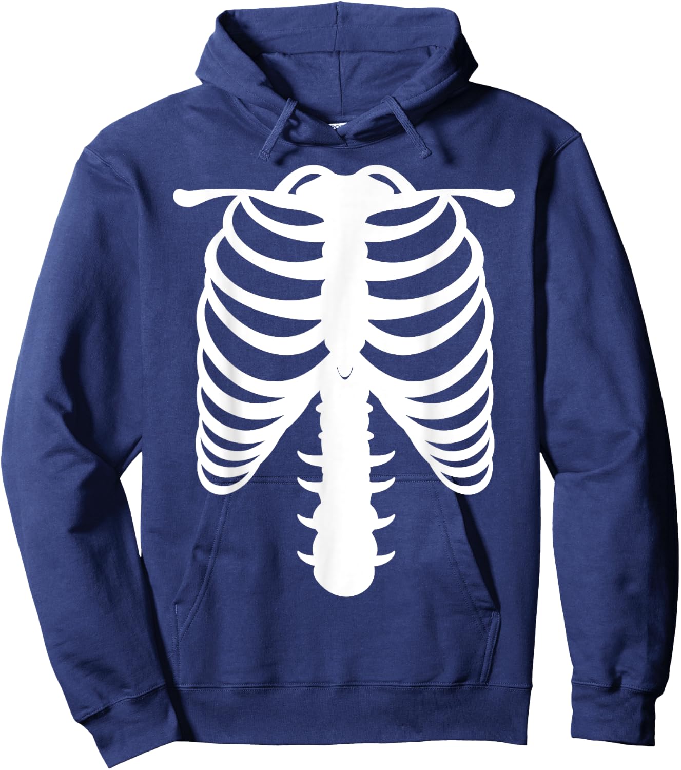 Halloween Skeleton Ribcage Costume Hoodie - Hoodie | Navy